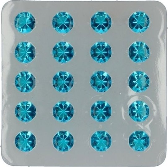 Essbare Diamanten - Himmelblau - Funcakes - 20 Stk Essbare Diamanten - Himmelblau - Funcakes - 20 Stk