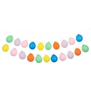 Einfache Ballongirlande - 20 Ballons - Gemischte Farben Einfache Ballongirlande - 20 Ballons - Gemischte Farben