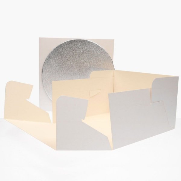 Kuchenbox mit Kuchenplatte - FunCakes - 30 x 30 x 15 cm Kuchenbox mit Kuchenplatte - FunCakes - 30 x 30 x 15 cm