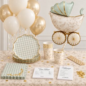 Babyparty-Set - Komplettpaket - für 6 Personen Babyparty-Set - Komplettpaket - für 6 Personen