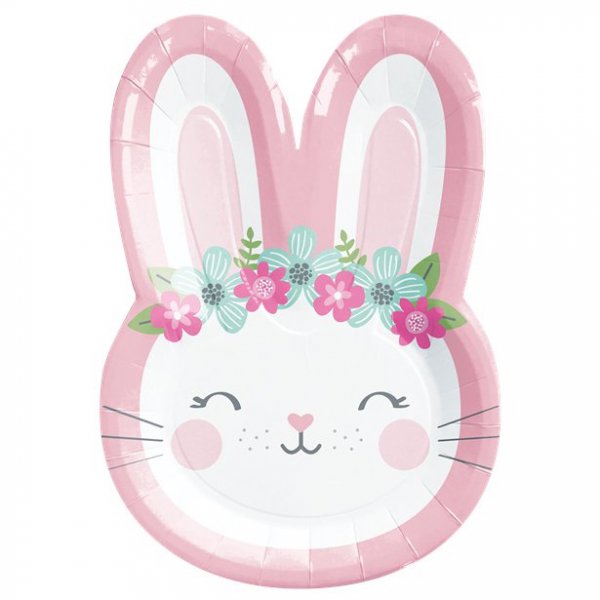 Dessertteller - Hase - Geburtstagshase - 8er-Pack Dessertteller - Hase - Geburtstagshase - 8er-Pack