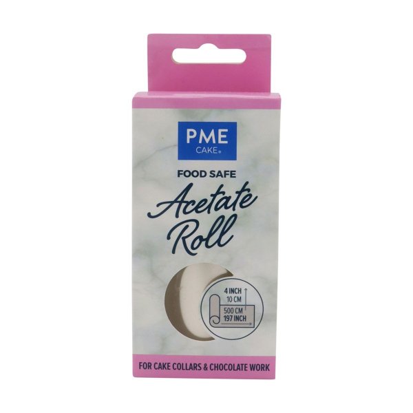 Tortenrandfolie - 10 cm hoch - PME Tortenrandfolie - 10 cm hoch - PME