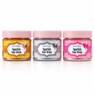 Glitzergetränke, 3er-Pack - Rosa, Silber, Gold - 3 x 10 g Glitzergetränke, 3er-Pack - Rosa, Silber, Gold - 3 x 10 g