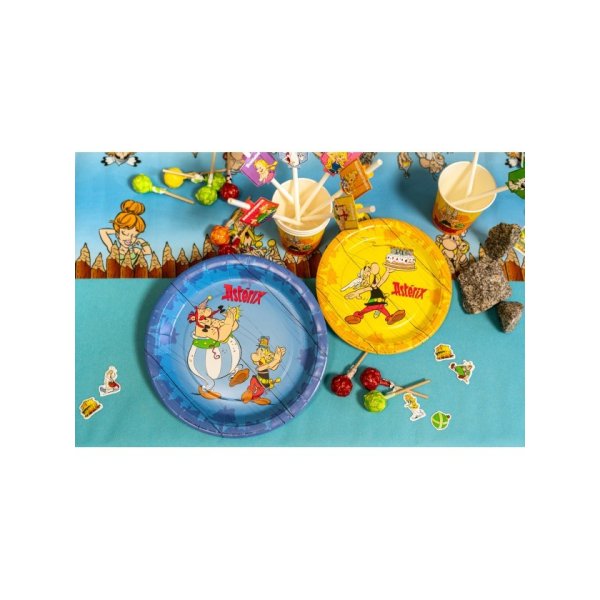 Pappteller - 18 cm - Asterix - 8 Stück Pappteller - 18 cm - Asterix - 8 Stück