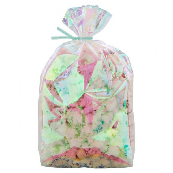 Zellophantüten - Irisierend - Schneeflocken - 10er-Pack
