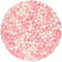 Weiche Zuckerperlen - Rosa/Weiß Weiche Zuckerperlen - Rosa/Weiß