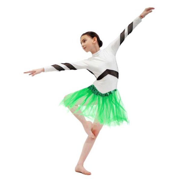 Tüllrock Tutu für Kinder, grün, 29 cm - Kostüm Tüllrock Tutu für Kinder, grün, 29 cm - Kostüm