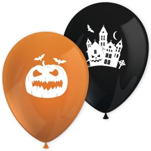 Bedruckte Luftballons - Halloween - 8er-Pack Bedruckte Luftballons - Halloween - 8er-Pack
