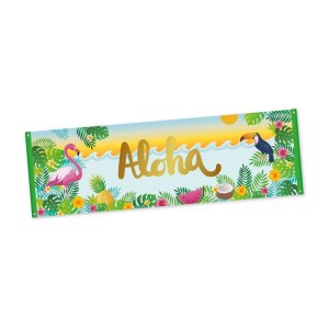 Banner - Stoff - Aloha - 230 x 75 cm Banner - Stoff - Aloha - 230 x 75 cm