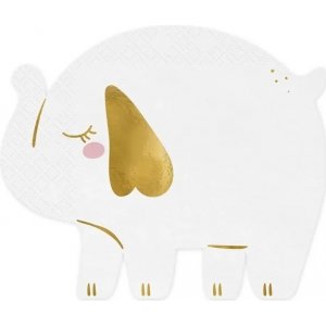 Servietten - Weißer Elefant - 12er-Pack Servietten - Weißer Elefant - 12er-Pack