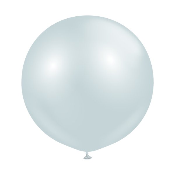 Ballons, einfarbig - Premium 60 cm - Aura Eisblau - 2er-Pack Ballons, einfarbig - Premium 60 cm - Aura Eisblau - 2er-Pack