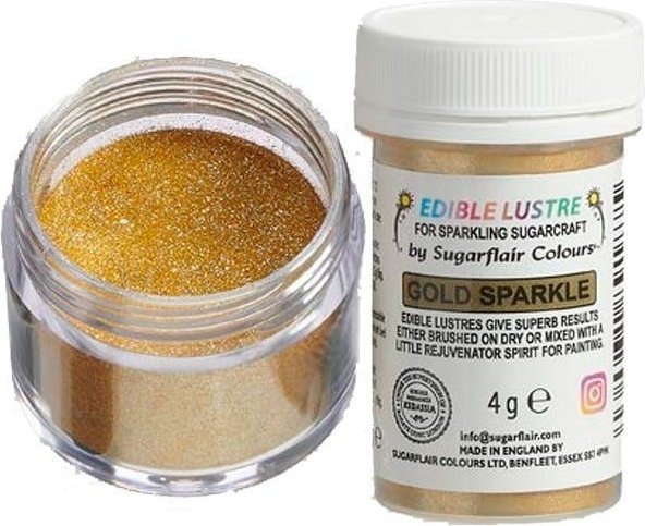 Lustre Dust Sparkle - Gold - Sugarflair - 4 g