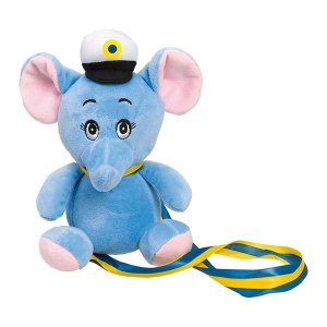 Teddybär für Schüler - Elefant - Blau - 18 cm Teddybär für Schüler - Elefant - Blau - 18 cm