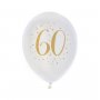 Ballons Weiß 60 Jahre Ballons Weiß 60 Jahre