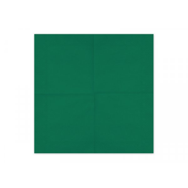 Papierservietten - Dunkelgrün Papierservietten - Dunkelgrün