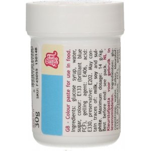 Farbpaste - Funcakes - Hellblau Farbpaste - Funcakes - Hellblau