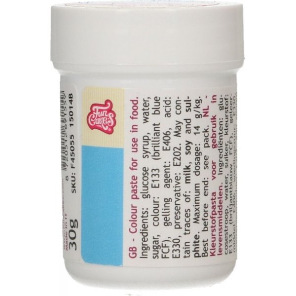 Farbpaste - Funcakes - Hellblau Farbpaste - Funcakes - Hellblau