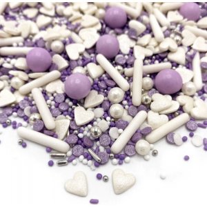 Streuselmischung - Happy Sprinkles - Lila Hochzeit Streuselmischung - Happy Sprinkles - Lila Hochzeit