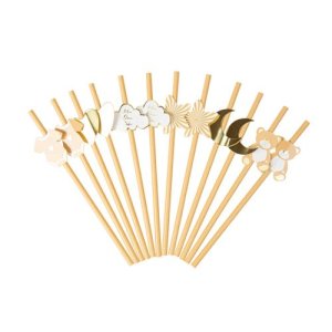 Strohhalme - Babyparty - Teddybär - 12er-Packung Strohhalme - Babyparty - Teddybär - 12er-Packung