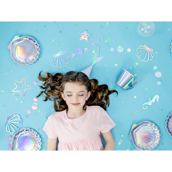 Pappteller - Seashell - Mermaid Party - 6er-Pack