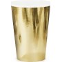 Pappbecher - Metallic - Gold - 6er-Pack