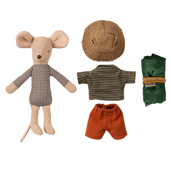 Maus - Wanderer mit Schlafsack - Gro�er Bruder