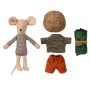 Maus - Wanderer mit Schlafsack - Gro�er Bruder