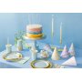Kuchenkerzen - Swirl - Pastellmischung - 8er-Pack