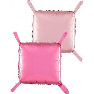 Kissenballons - Rosa und Pastellrosa, 47 cm Kissenballons - Rosa und Pastellrosa, 47 cm