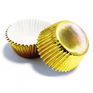 Mini-Muffinformen - Metallic - Gold - 45 Stück - PME Mini-Muffinformen - Metallic - Gold - 45 Stück - PME