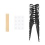 Cake Picks/Cake Topper - Schleifen - Schwarz - 10er Pack Cake Picks/Cake Topper - Schleifen - Schwarz - 10er Pack