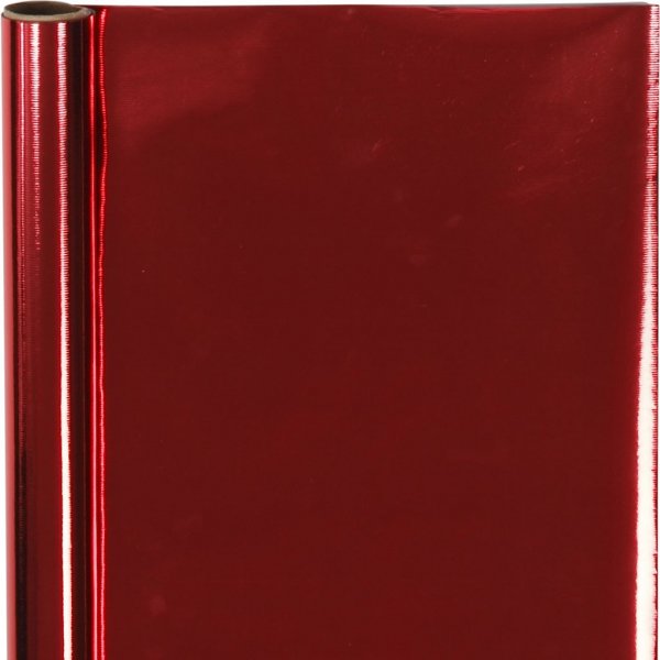 Geschenkpapier - Metallic - Rot - 4 m Geschenkpapier - Metallic - Rot - 4 m
