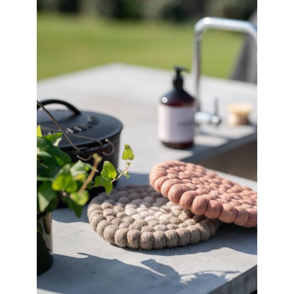 Nisha Topfmatte Ø20 cm - Multi Nisha Topfmatte Ø20 cm - Multi