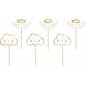 Kuchenspießer - Wolken & Flügel - 6er-Pack Kuchenspießer - Wolken & Flügel - 6er-Pack