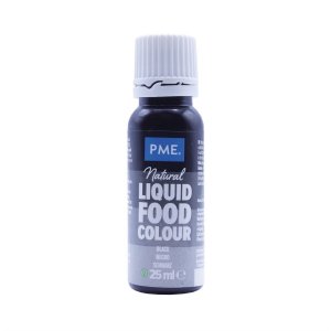100 % natürlicher flüssiger Lebensmittelfarbstoff - Schwarz - PME - 25 ml 100 % natürlicher flüssiger Lebensmittelfarbstoff - Schwarz - PME - 25 ml