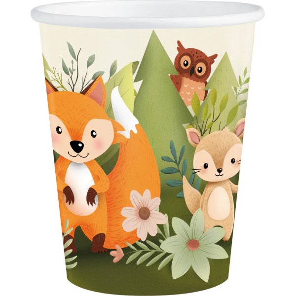 Pappbecher - Freunde des Waldes - 6er-Pack Pappbecher - Freunde des Waldes - 6er-Pack