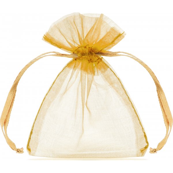 Organzabeutel - Gold - 10er-Pack
