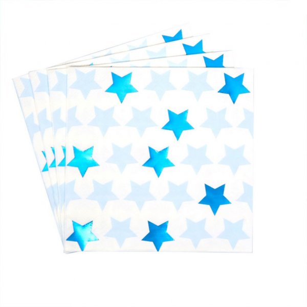Servietten - Sterne - Blau - 16er-Pack Servietten - Sterne - Blau - 16er-Pack
