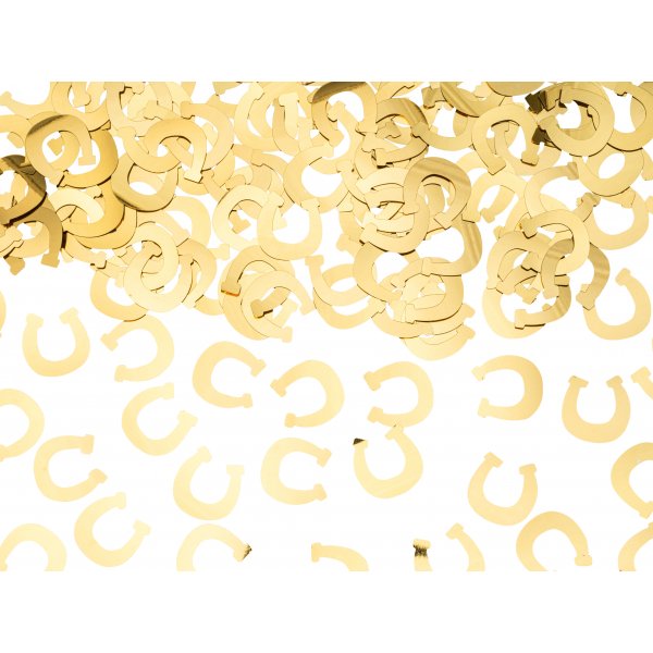 Konfetti-Hufeisen - Goldfarben - ca. 15g Konfetti-Hufeisen - Goldfarben - ca. 15g
