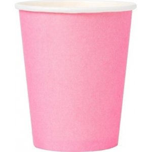 Pappbecher - Hellrosa - 8er-Pack Pappbecher - Hellrosa - 8er-Pack