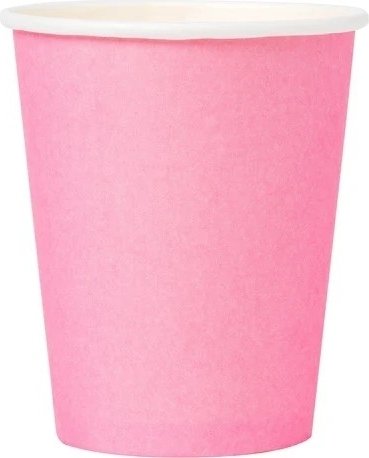 Pappbecher - Hellrosa - 8er-Pack Pappbecher - Hellrosa - 8er-Pack