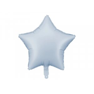 Folienballon - Stern - Nebelblau - 48 cm