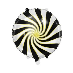 Folienballon Karamell Schwarz Folienballon Karamell Schwarz