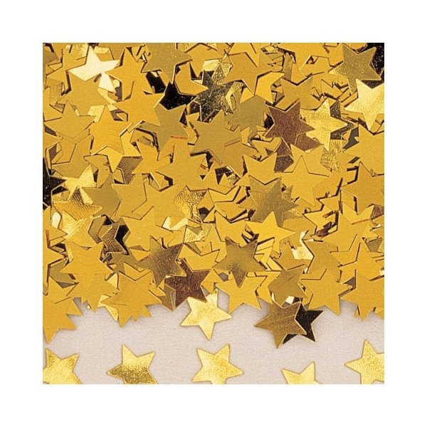 Konfetti-Stern Gold