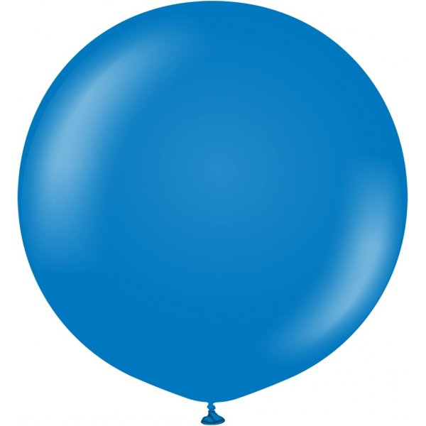 Luftballons einfarbig - Premium 90 cm - Blau - 2er-Pack