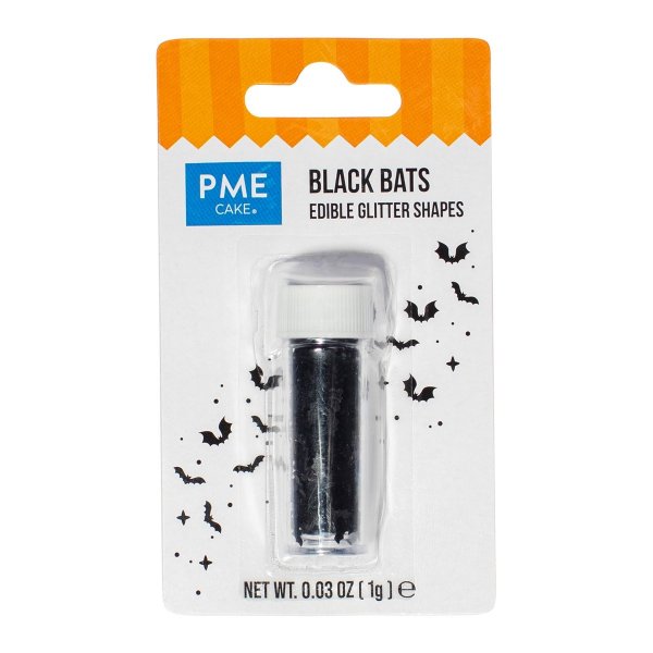 Dekostreusel - Glitzer - Halloween - Fledermäuse - PME Dekostreusel - Glitzer - Halloween - Fledermäuse - PME