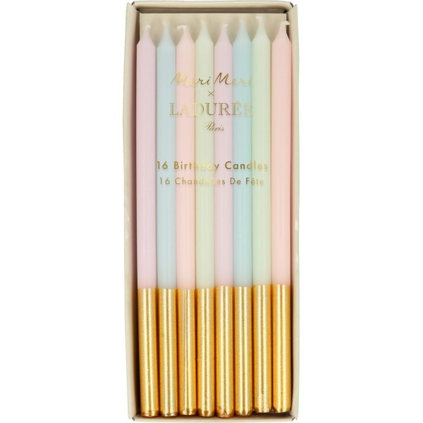 Kuchenkerzen - MeriMeri x La dure Paris - 16er-Pack