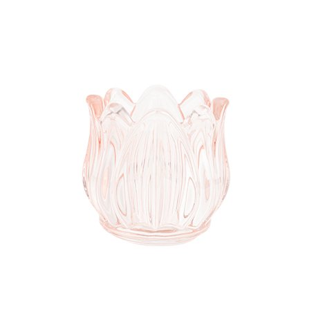 Kerzenlaterne - Rosa - Ø 7 x 6,7 cm Kerzenlaterne - Rosa - Ø 7 x 6,7 cm