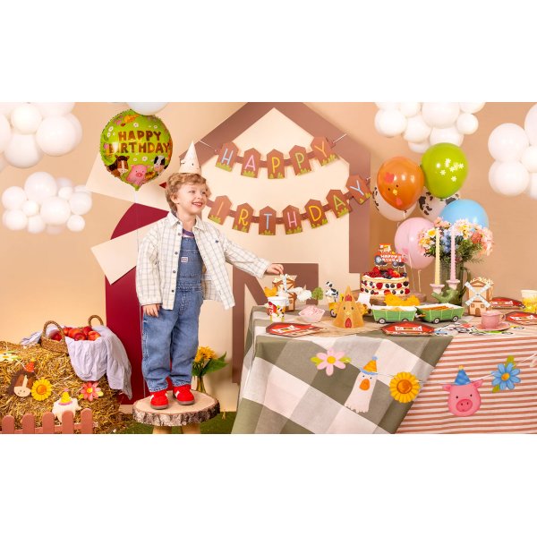 Girlande - Landhausstil - Alles Gute zum Geburtstag - 180 cm