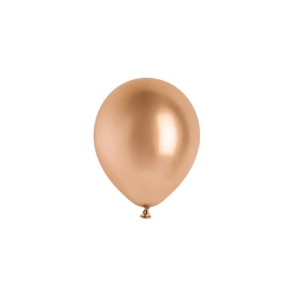 Ballon - Glänzend - Roségold - 12 cm - 50er-Packung Ballon - Glänzend - Roségold - 12 cm - 50er-Packung